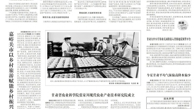 媒體關(guān)注 | 政金企協(xié)同發(fā)力 融資租賃激活甘肅制造新動能
